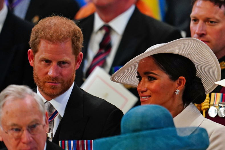 Prince Harry and Meghan Markle Jubilee Seats