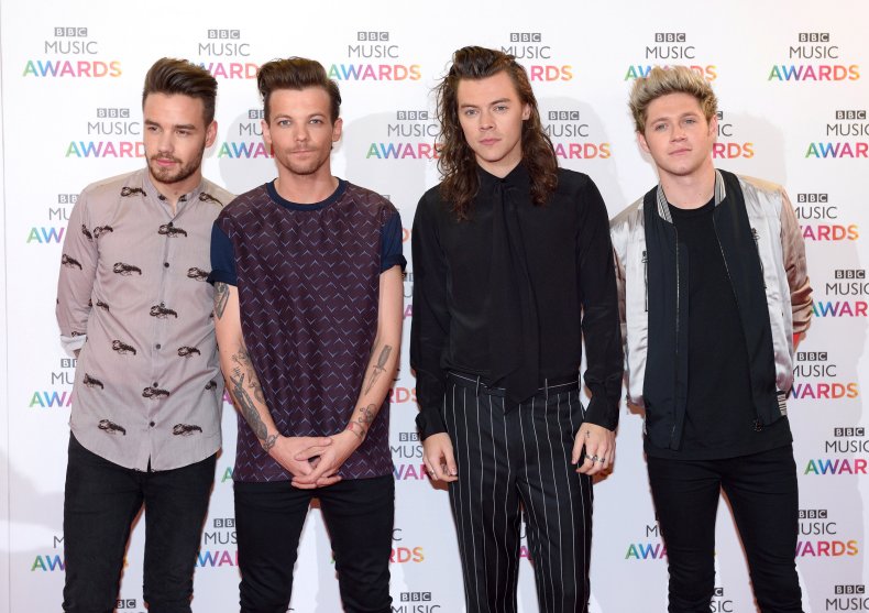 One Direction attends the BBC Music Awards