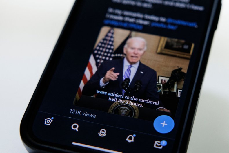 Joe Biden Criticizing Trump in Speech