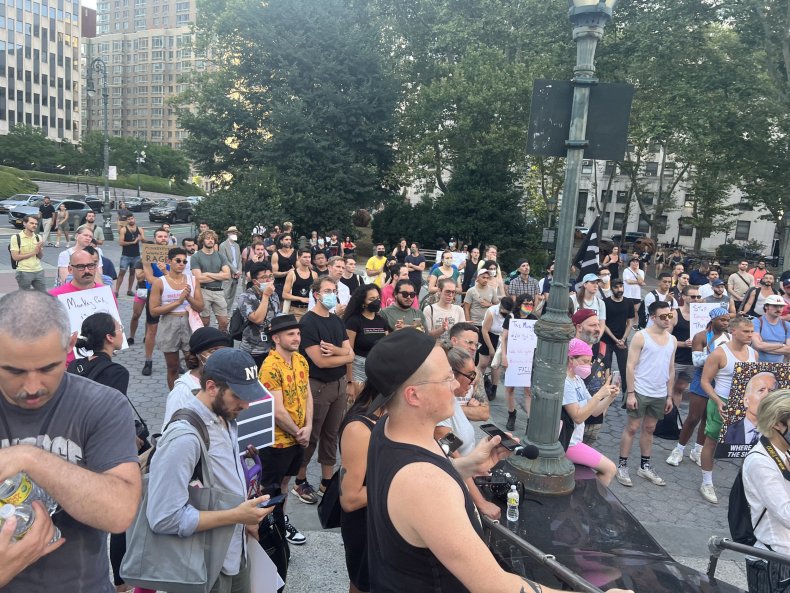 The LGBTQIA+ Community March in New York