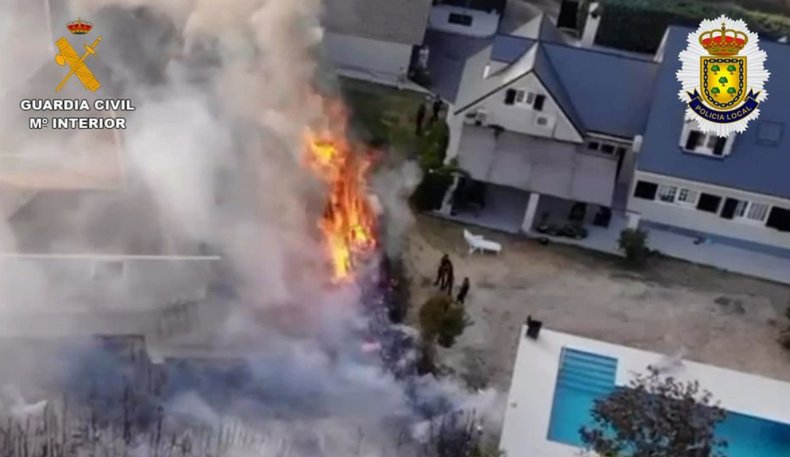 House fire in Spain The hell of refugees in Ukraine
