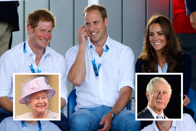 Prince William, Harry and Kate Commonwealth Games