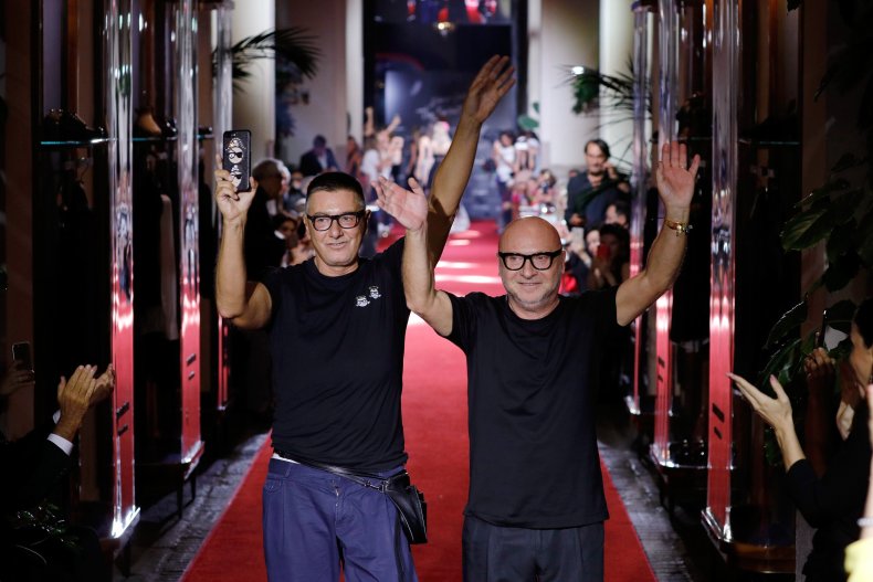 Design Duo Domenico Dolce and Stefano Gabbana