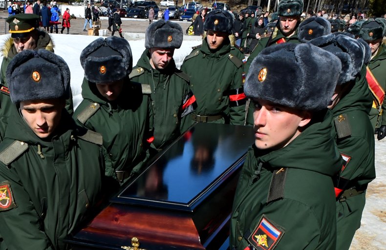 Russian Soldier Funeral