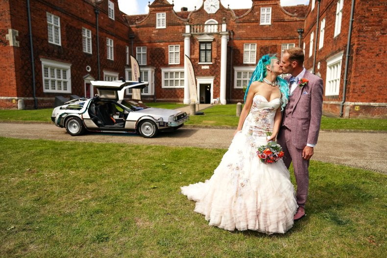 Couple Have Dream ‘Back to the Future’ Wedding After Lockdown Delays Couple Have Dream ‘Back to the Future’ Wedding After Lockdown Delays