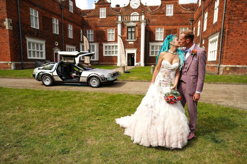 Couple Have Dream ‘Back to the Future’ Wedding After Lockdown Delays