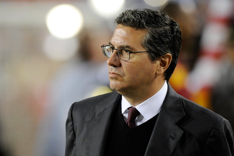 Dan Snyder watches a game 
