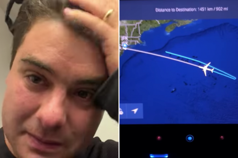 YouTuber Xiaomanyc recounts terrifying flight u-turn