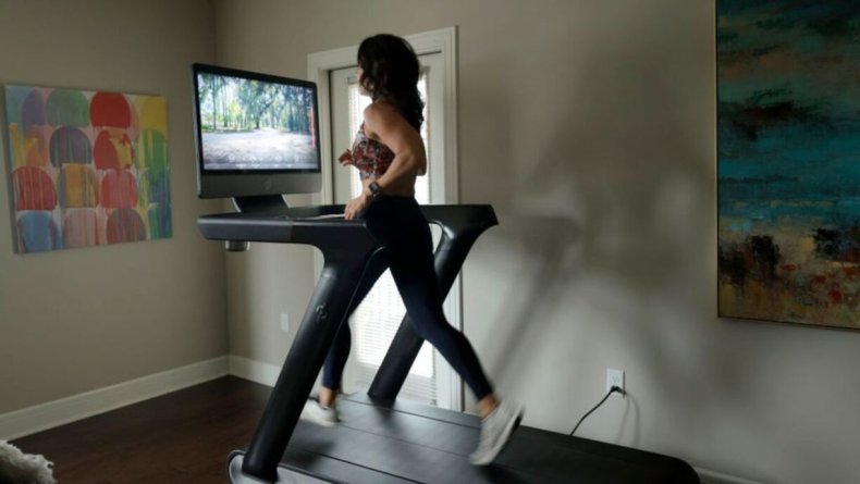 Platoon woman running