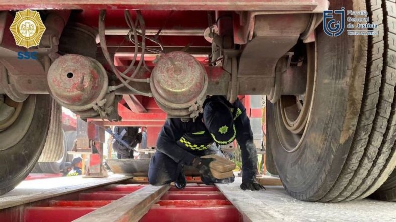 Cocaine seized in Mexico City