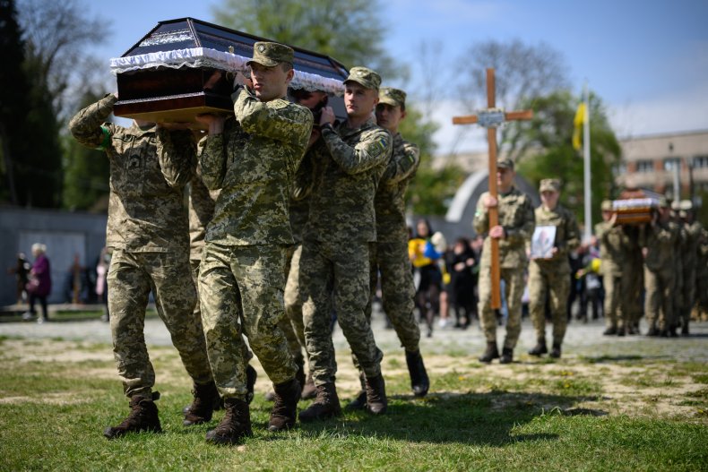 Soldier's funeral Lviv 06-May-22