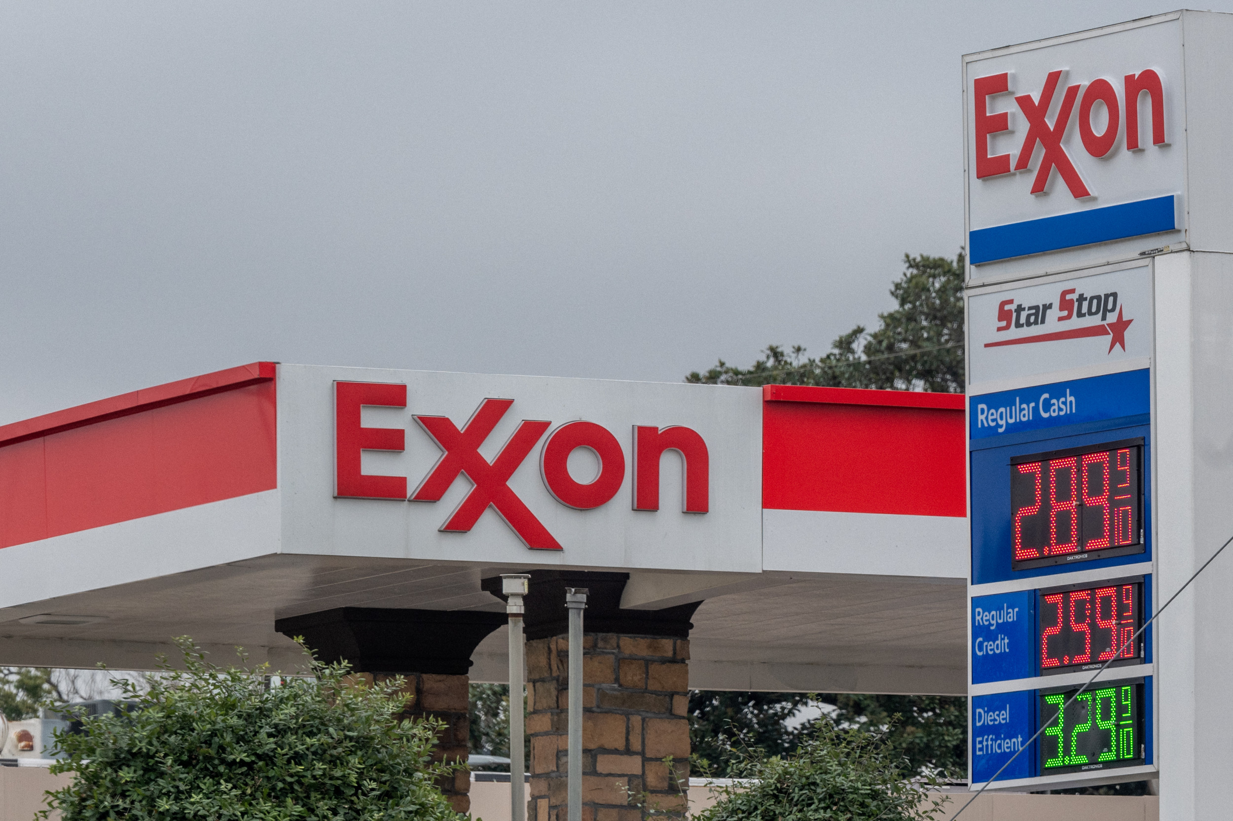 exxon gas station