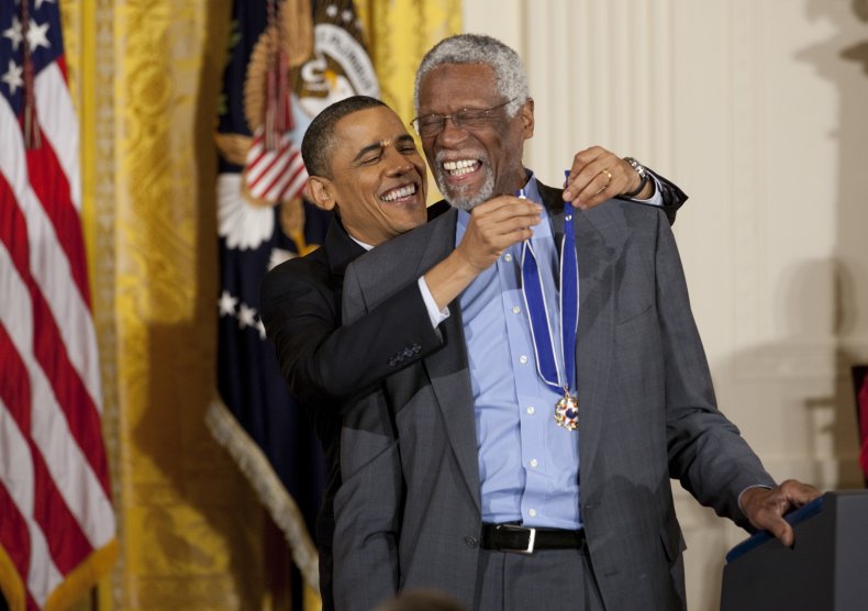 Barack Obama awards the Medal of Freedom