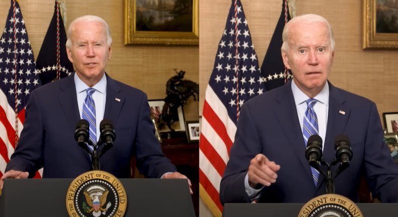 Screenshot From Joe Biden Video Address