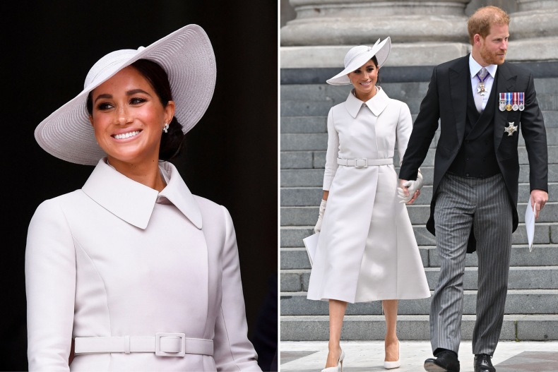 Meghan Markle Platinum Jubilee Christian Dior