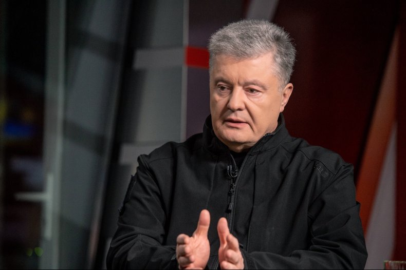 Petro Poroshenko pictured in Ukraine 2022 invasion
