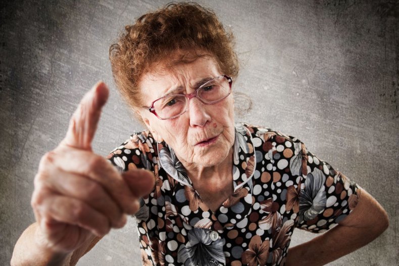 File photo of annoyed woman.