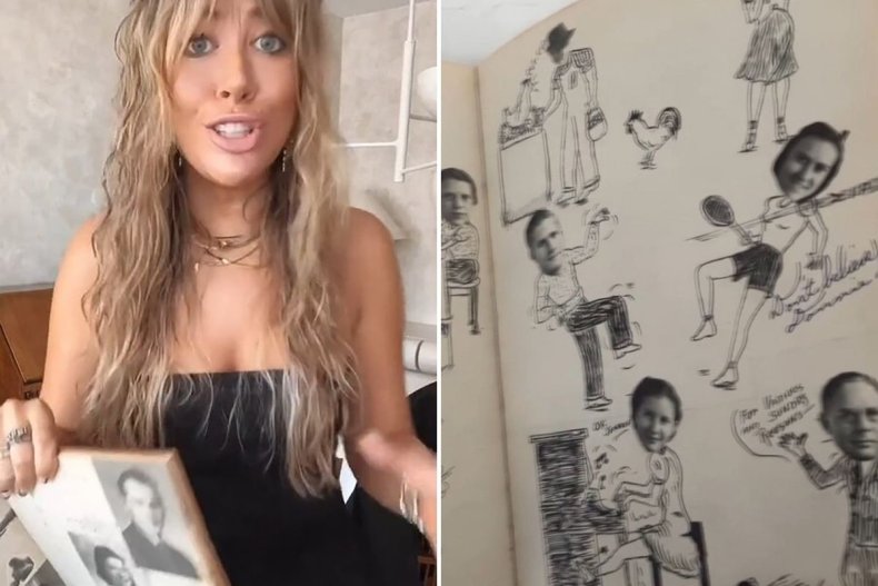 Heirloom Hunter Chelsey Brown with yearbook