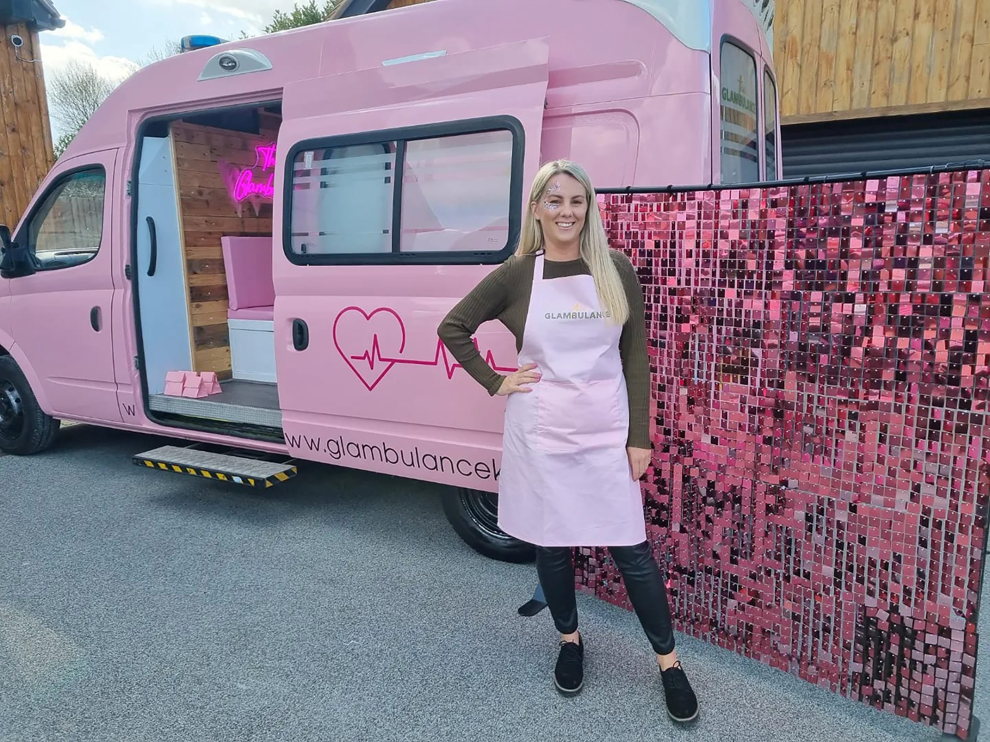 Beautician Buys Old Ambulance, Launches Makeovers-on-Wheels Business