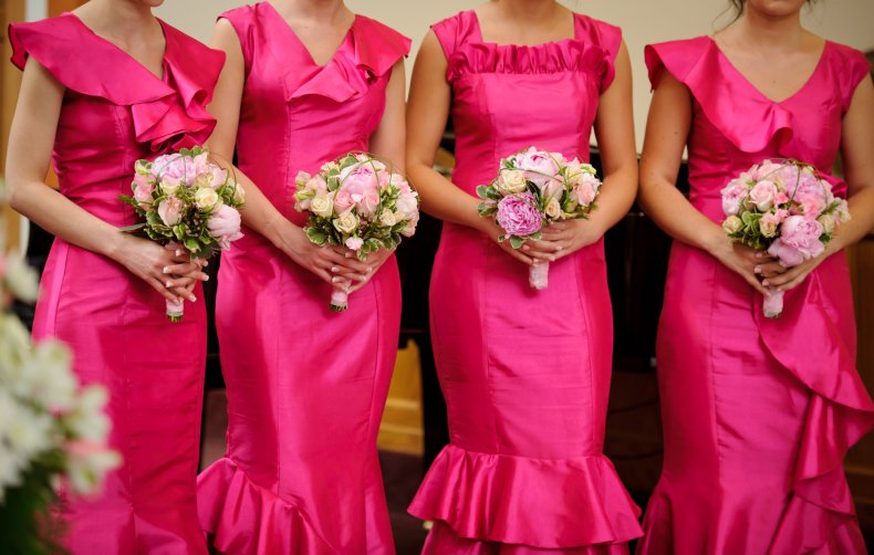 bridesmaid's dresses