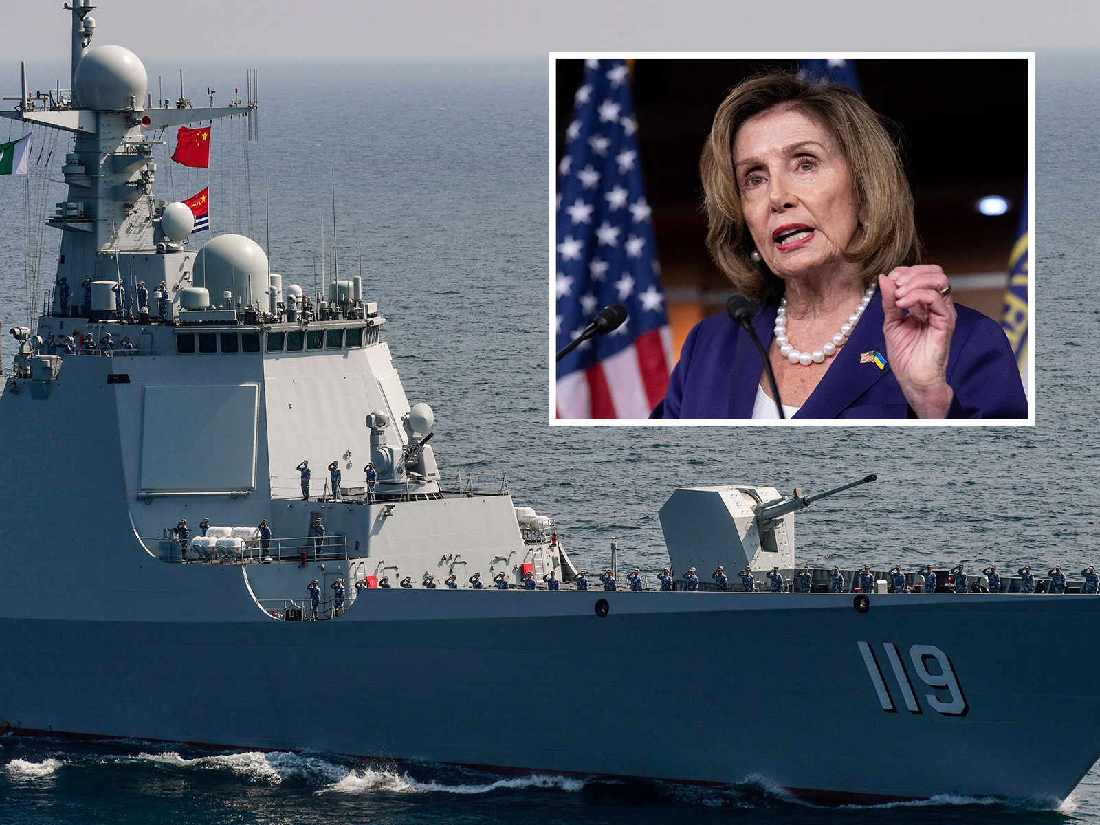 Chinese Destroyer Appears Near Taiwan Amid Pelosi Tension—Taipei