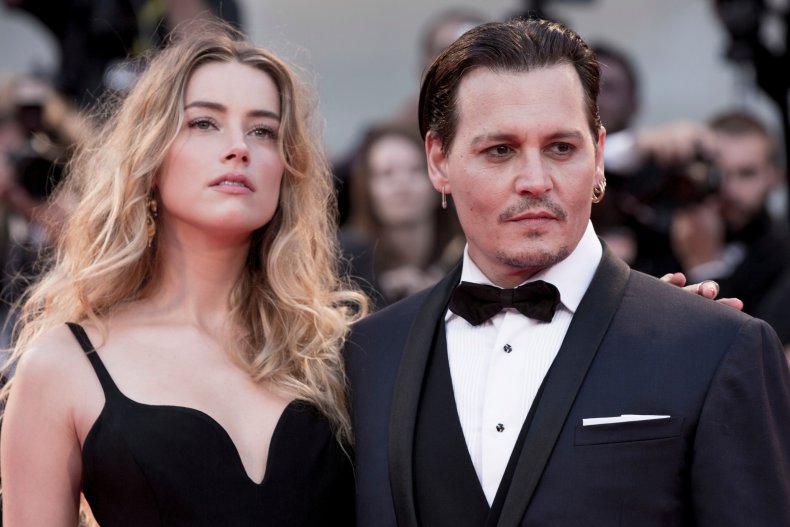 Johnny Depp and Amber Heard before divorce
