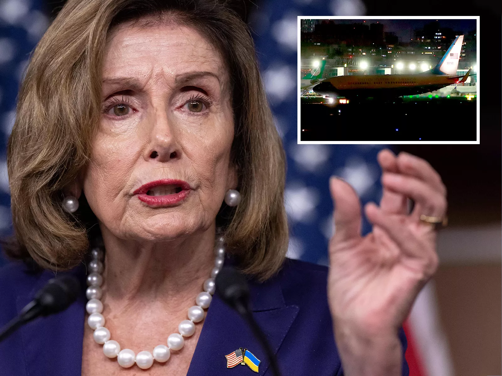 300K Track Suspected Nancy Pelosi Plane to Taiwan Online - Vimarsana News