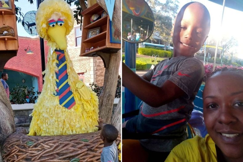 Kimberly and Jaheim Morris, Big Bird