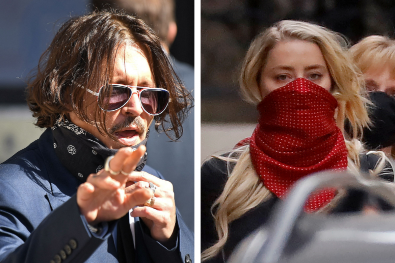 Johnny Depp Amber Heard masks