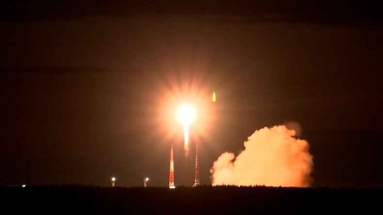 Russia Soyuz rocket carrying military satellite