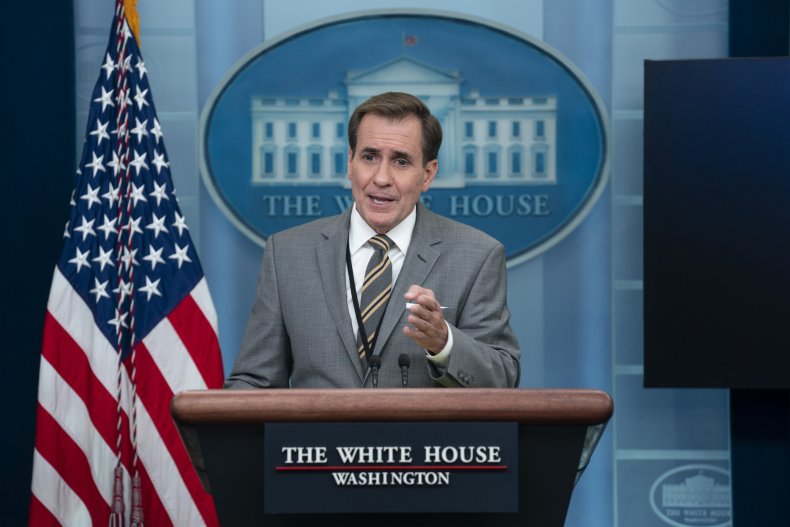 John Kirby at WH