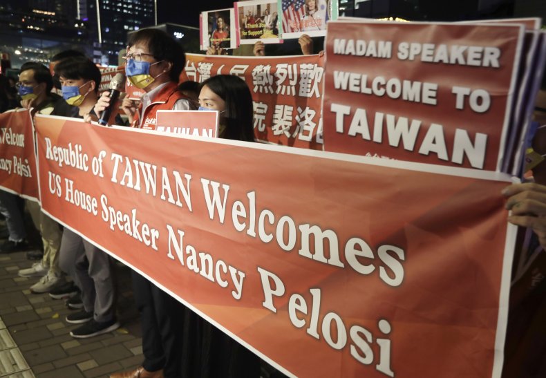 Supporters for Pelosi