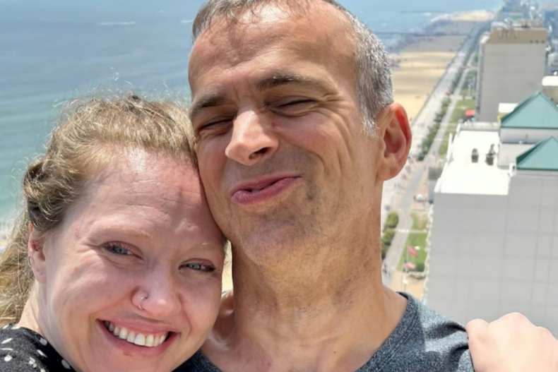 Steve Alexy With His Fiancée