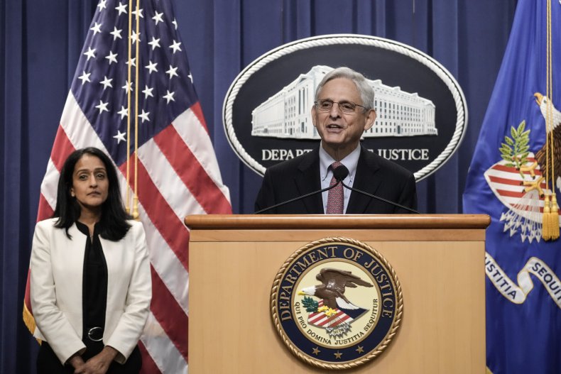 Attorney General Merrick Garland speaks