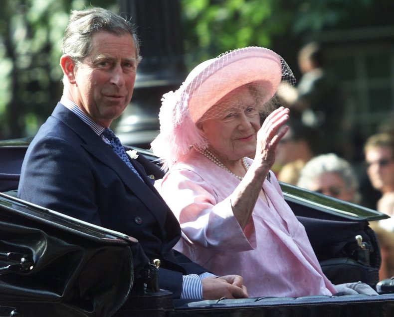 Prince Charles and The Queen Mother