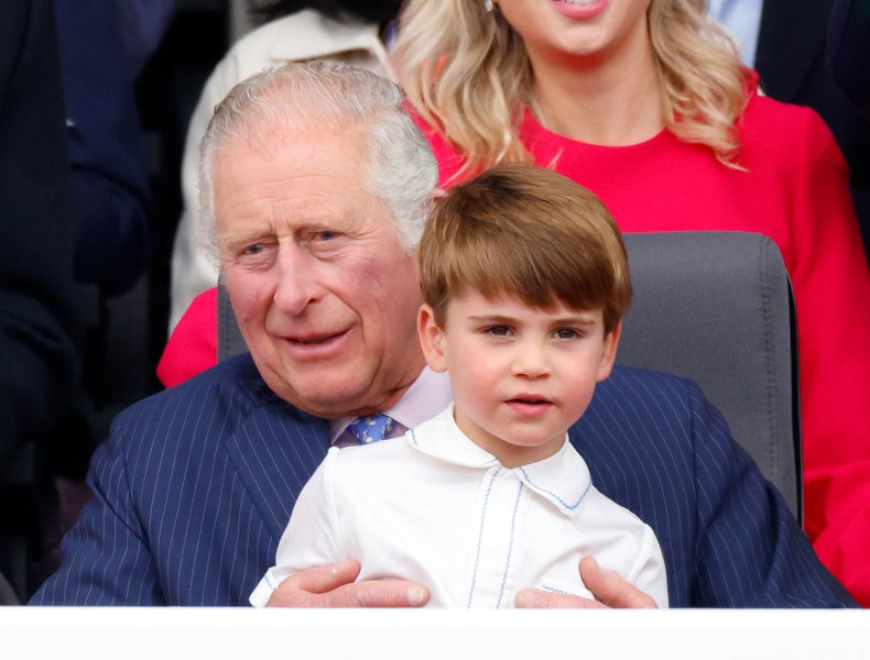 Prince Charles and Prince Louis Jubilee