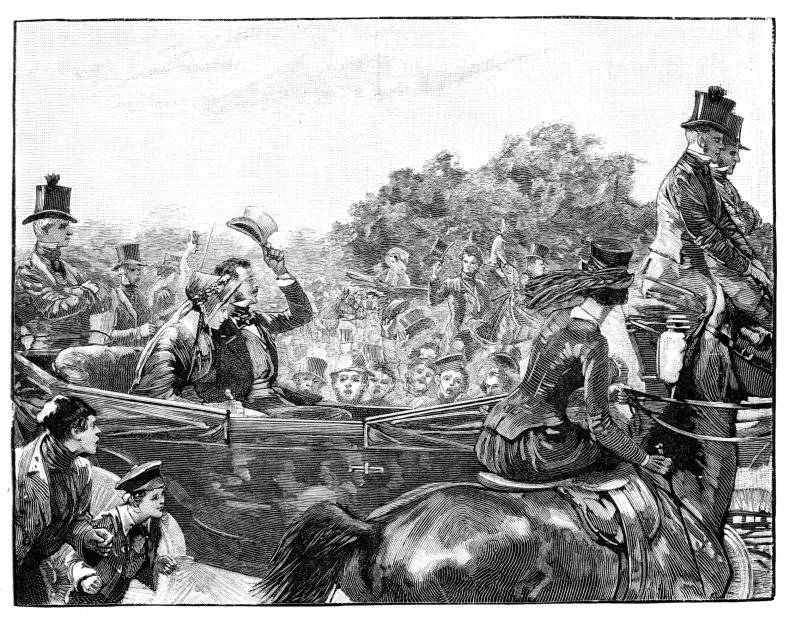 Queen Victoria in her Carriage Circa 1840s