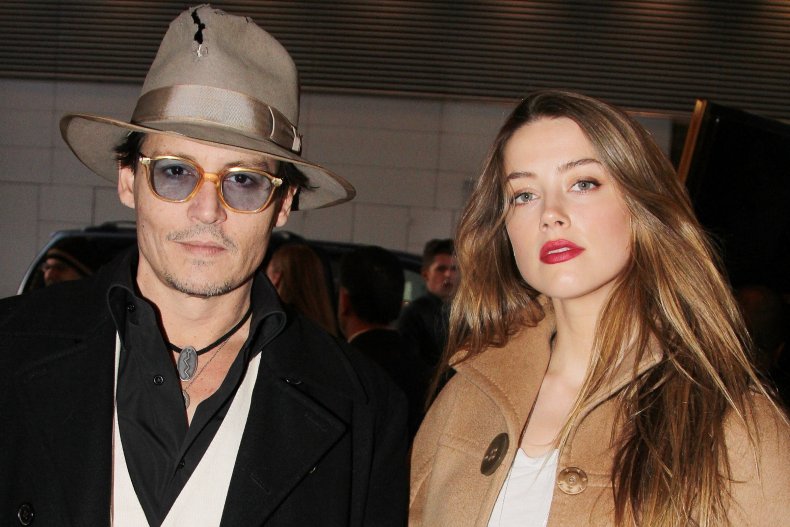 Johnny Depp and Amber Heard before splitting