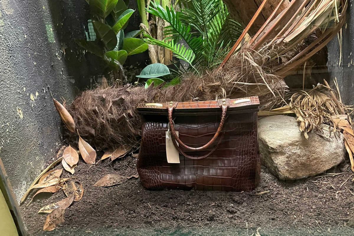 Animal discount skin bag