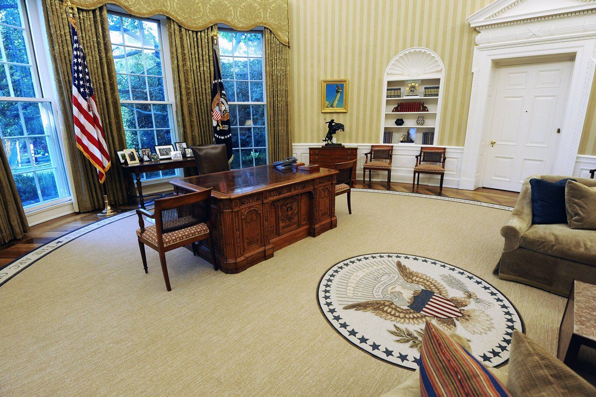 President Obama's Oval Office Remodel.