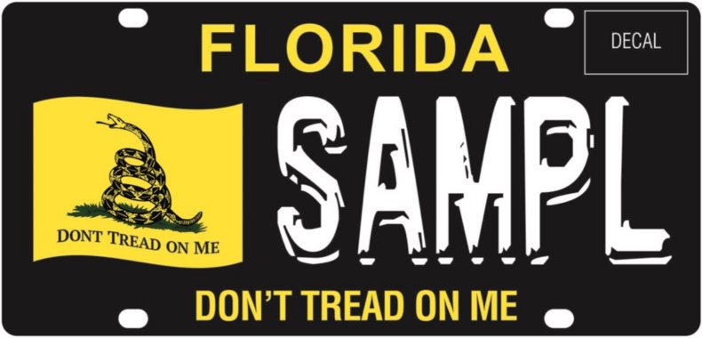 Don't Tread On Me license plates