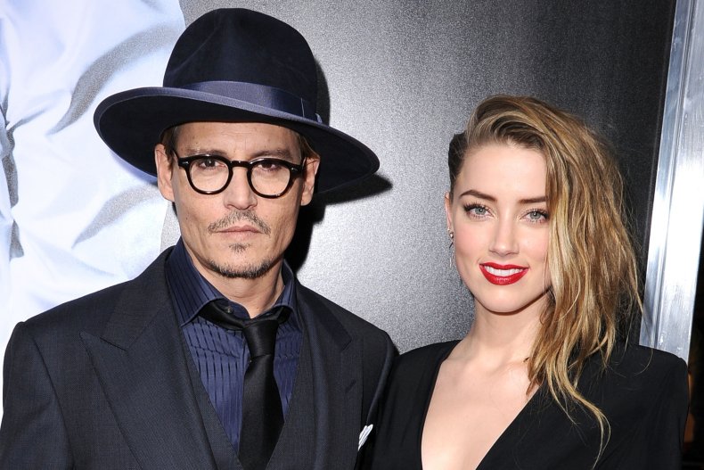 Johnny Depp and Amber Heard before splitting