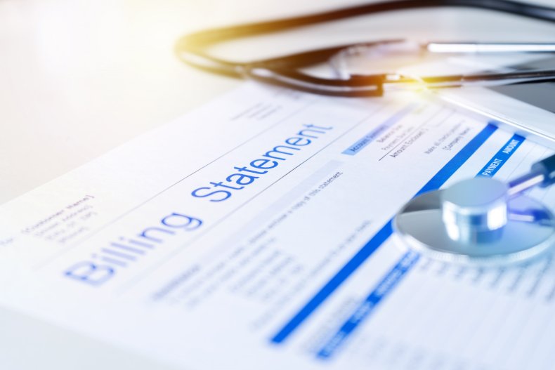 Stock photo of medical bills