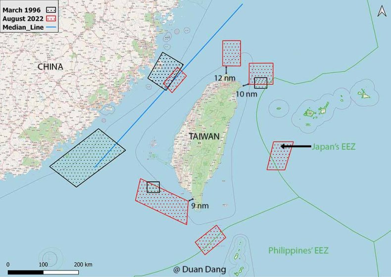 China Missile Land In Japan EEZ