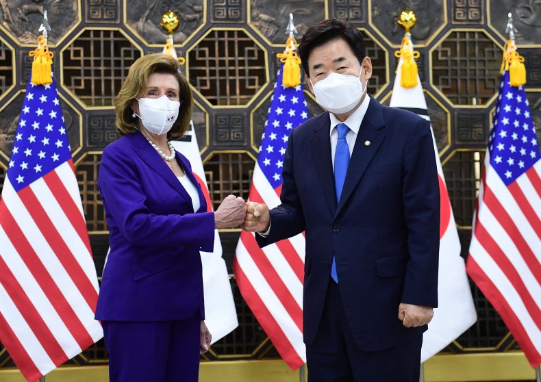 Pelosi South Korea