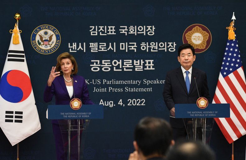 Pelosi South Korea Press Conference 