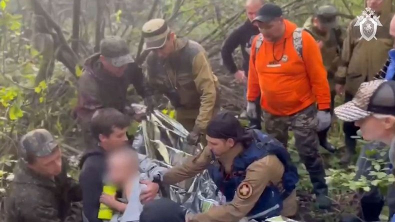 Yegor Novolotsky rescued in wilderness