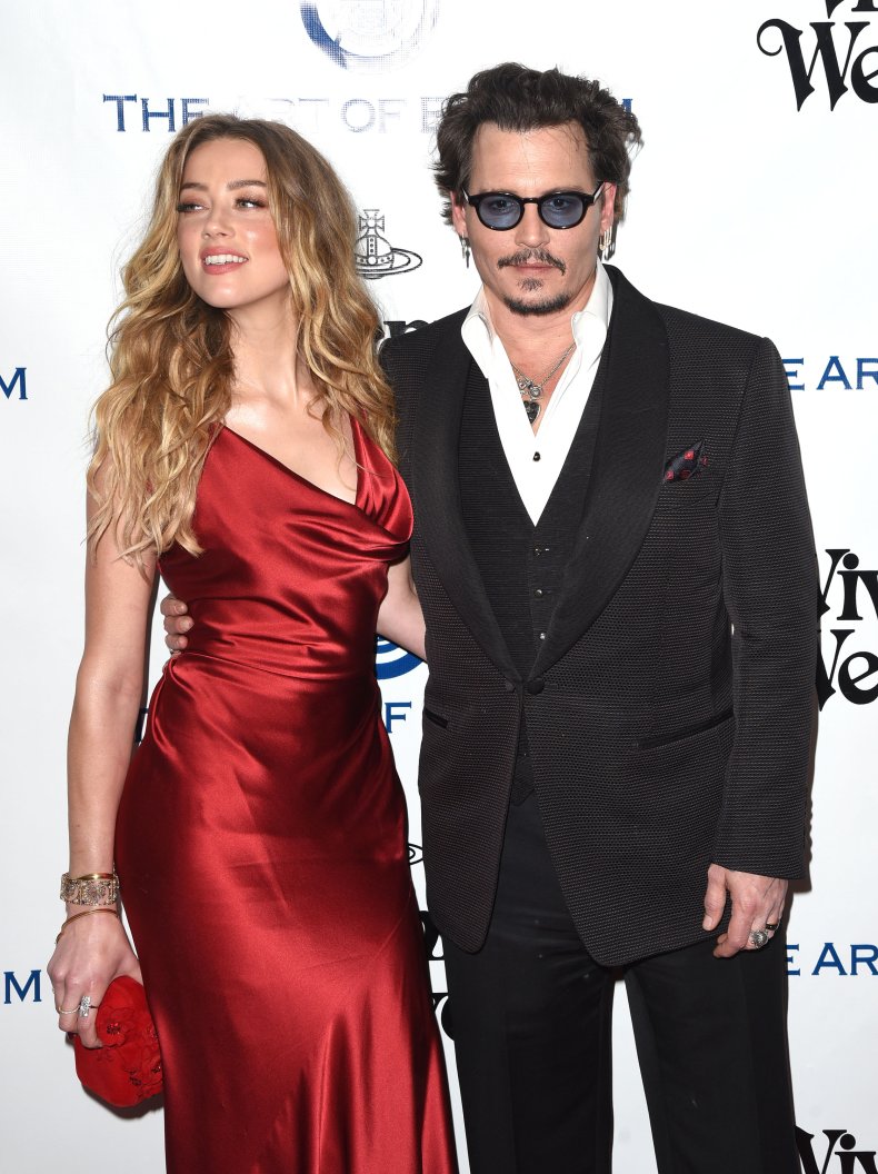 Amber Heard and Johnny Depp in 2016