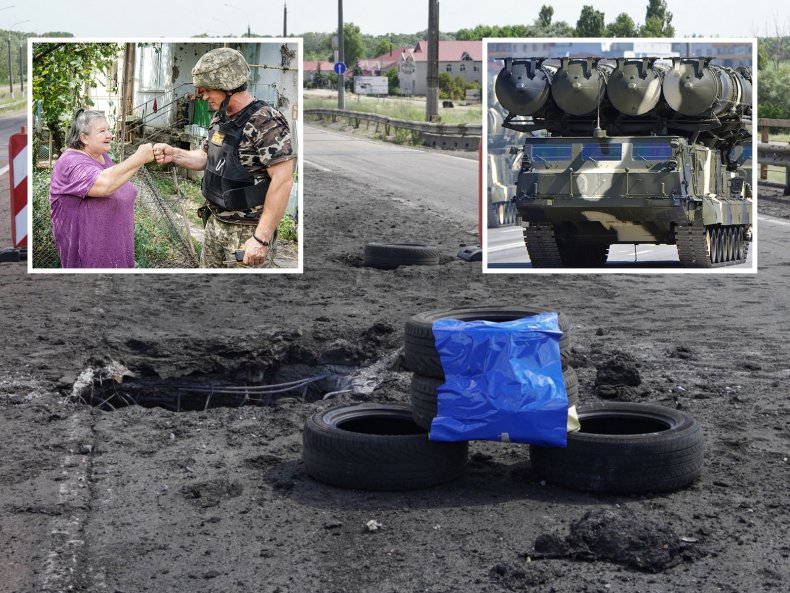 Missile Strike in Kherson