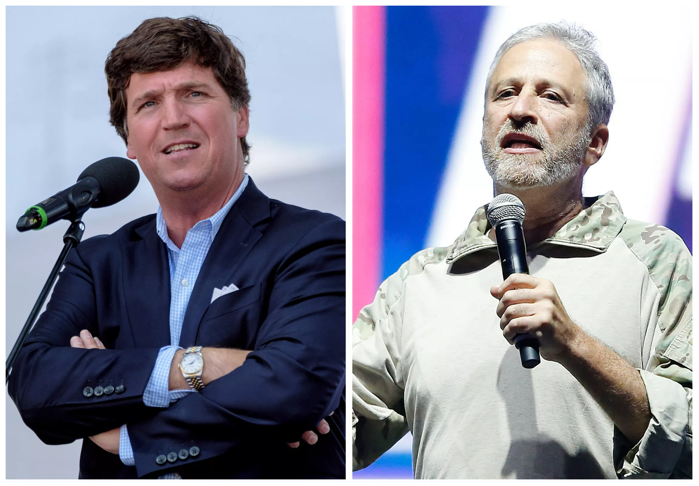 Tucker Carlson and Jon Stewart's Frosty Relationship as Pair Locked in Row - Vimarsana News
